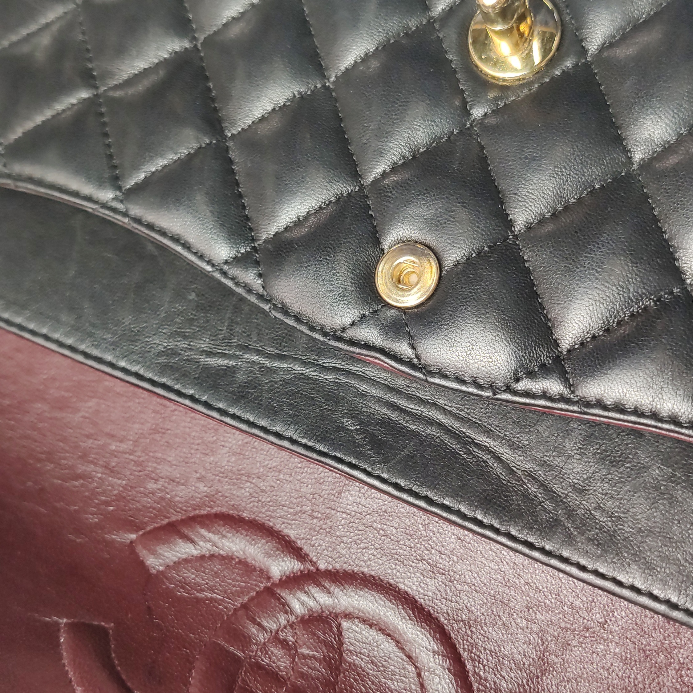 Chanel Classic Double Flap Bag Quilted Caviar Medium — photo 14 of 15