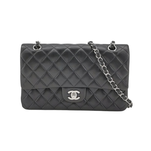 Chanel Classic Double Flap Bag Quilted Lambskin Medium — pre-owned, Vierlot