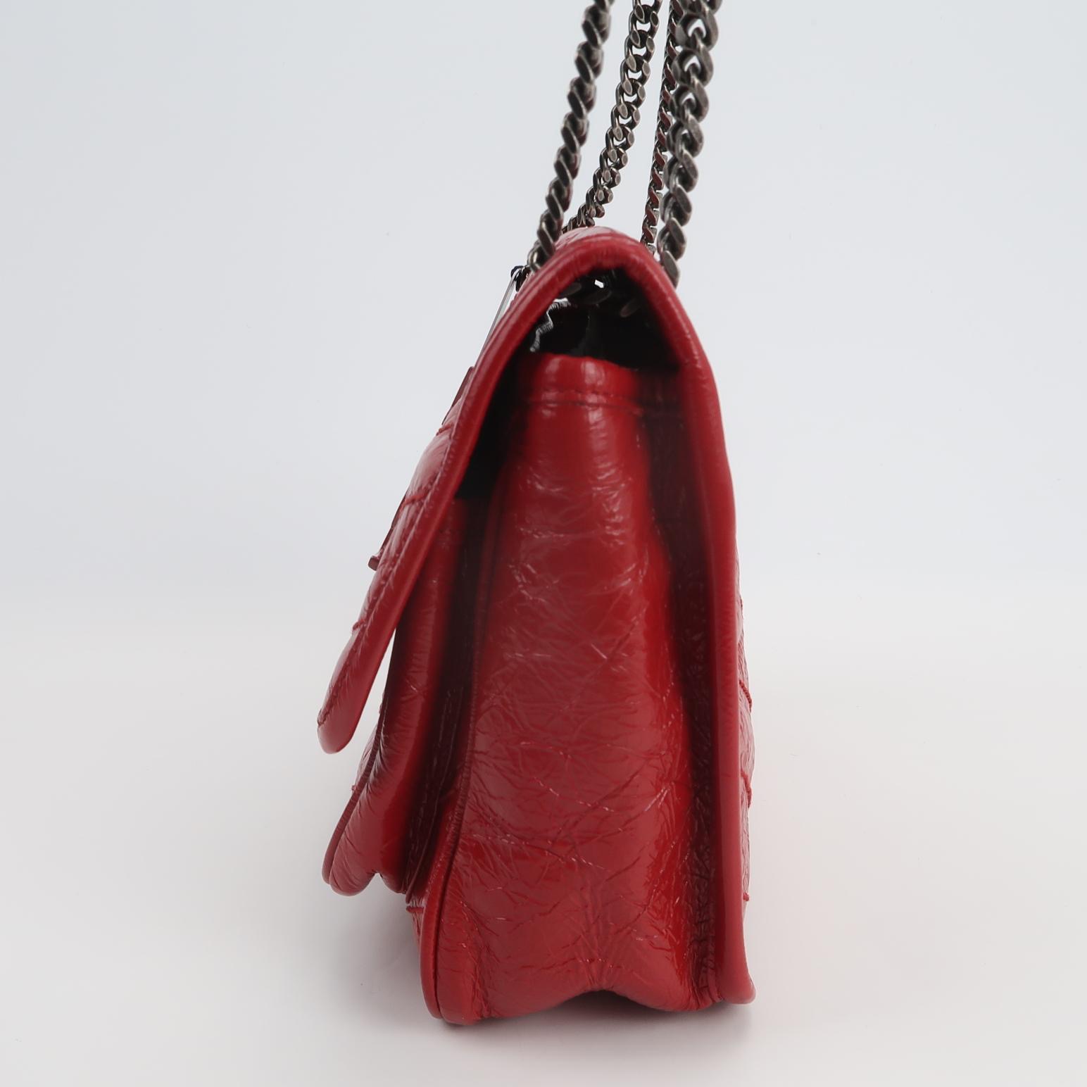 Saint Laurent Niki Chain Flap Bag Matelasse Chevron Leather Baby — photo 3 of 20