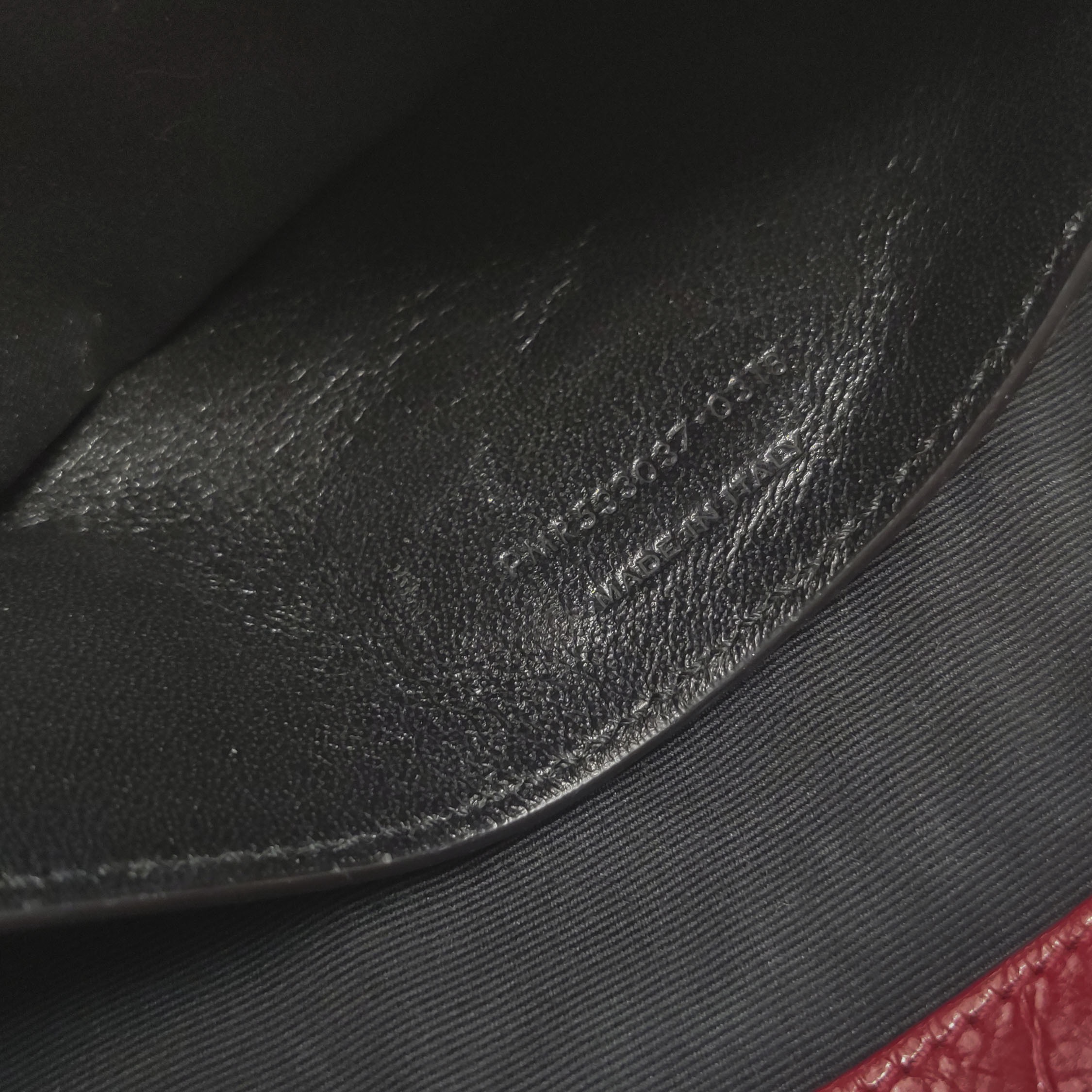 Saint Laurent Niki Chain Flap Bag Matelasse Chevron Leather Baby — photo 8 of 20