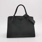 Prada Monochrome Tote Saffiano with City Calf Medium — thumbnail 5