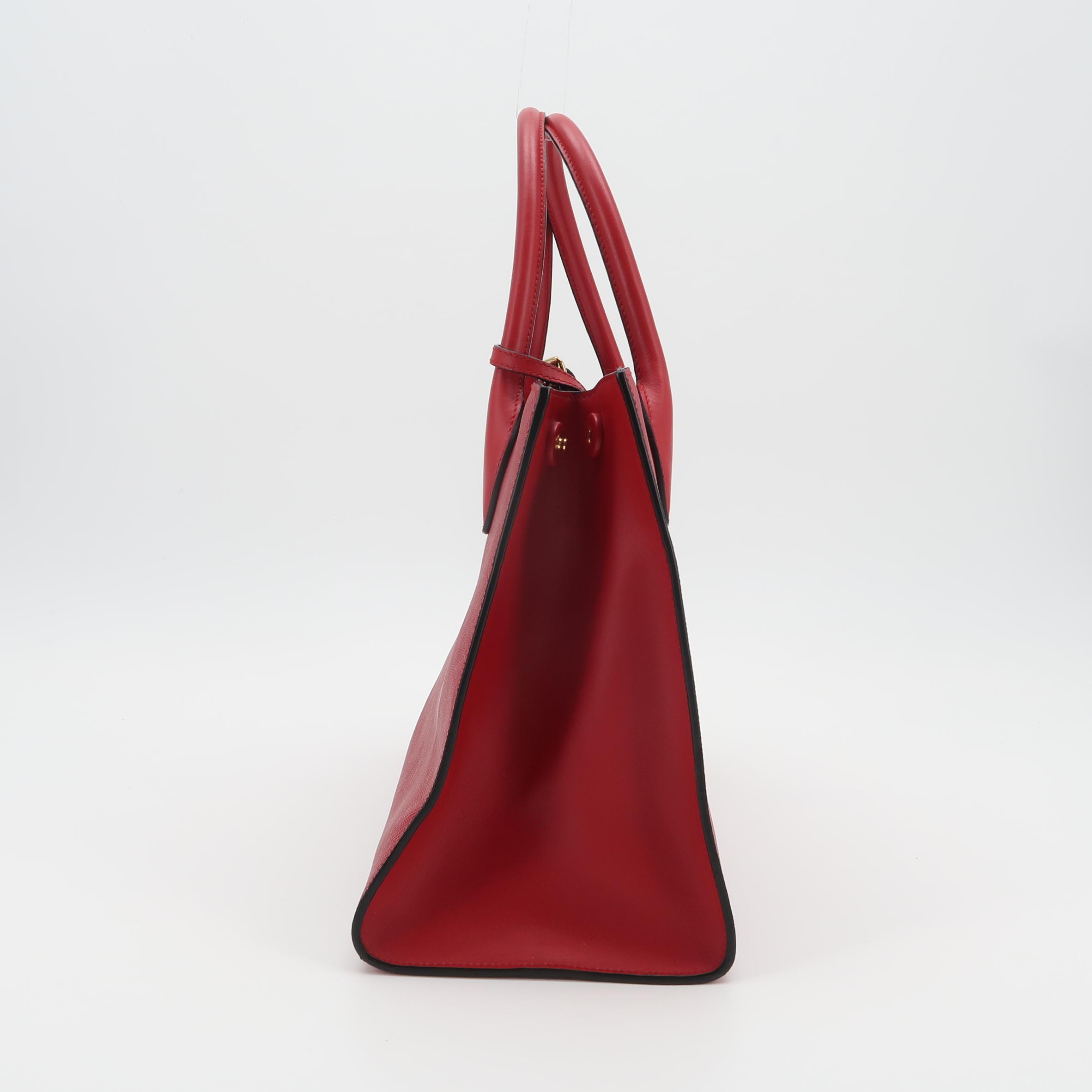Prada Monochrome Tote Saffiano with City Calf Medium — photo 4 of 24