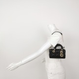 Christian Dior Lady D-Joy Bag Cannage Quilt Lambskin Micro — thumbnail 2