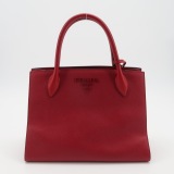 Prada Monochrome Tote Saffiano with City Calf Medium — thumbnail 5