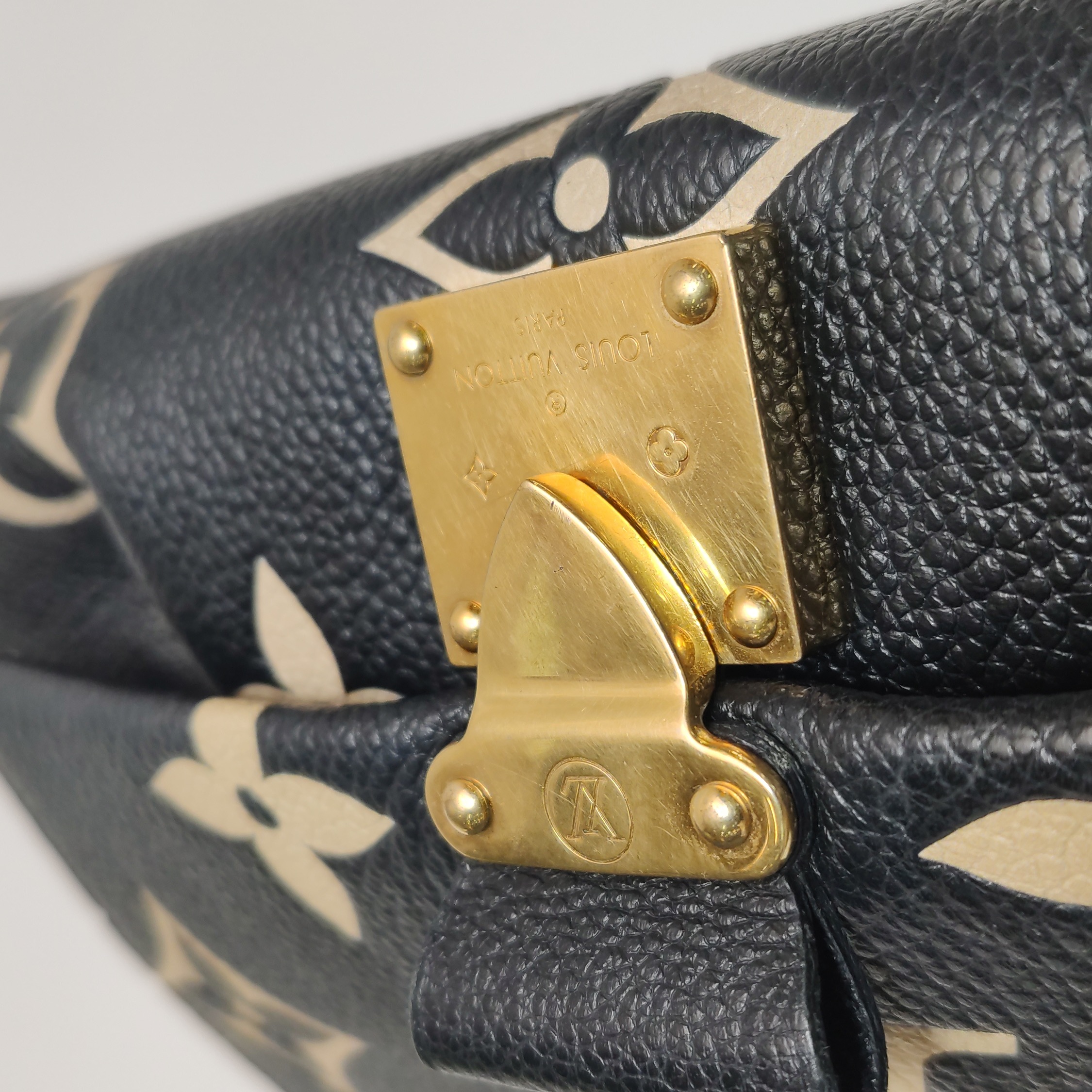 Louis Vuitton(LV) Favorite NM Handbag Bicolor Monogram Empreinte Giant — photo 9 of 15