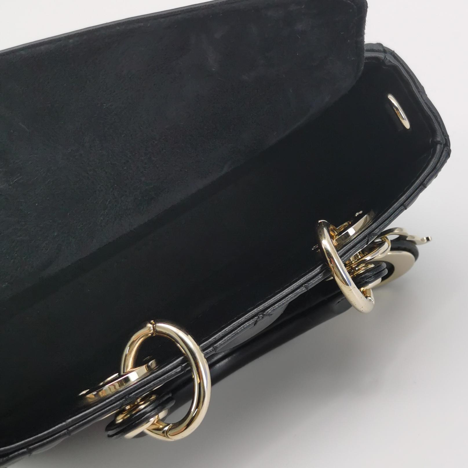 Christian Dior Lady D-Joy Bag Cannage Quilt Lambskin Micro — photo 8 of 19