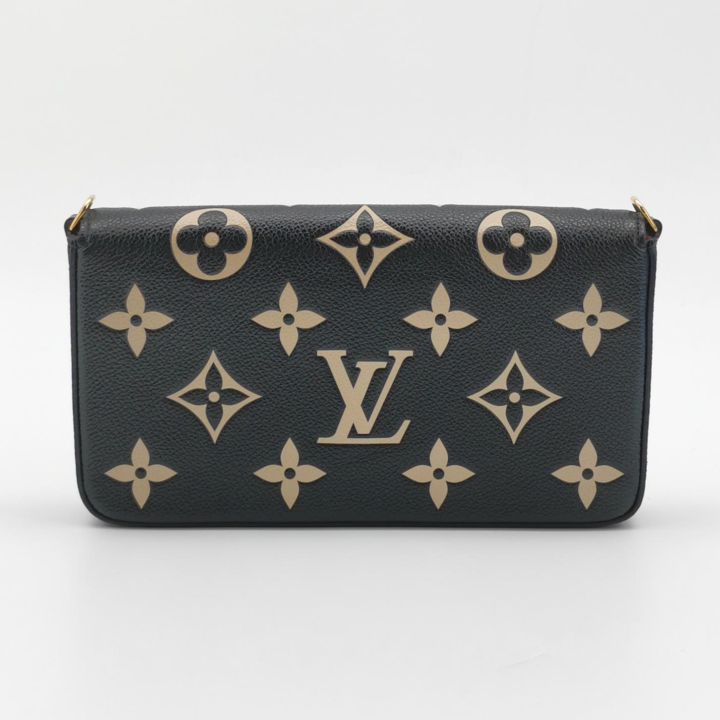 Louis Vuitton(LV) Felicie Pochette Bicolor Monogram Empreinte Giant — photo 6 of 14