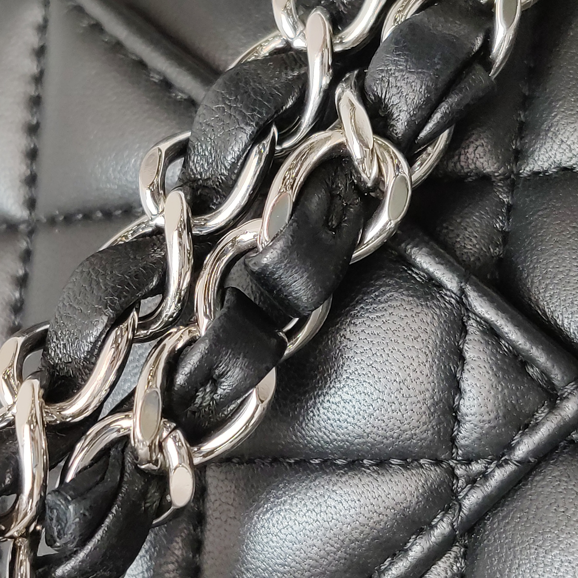Chanel Classic Double Flap Bag Quilted Caviar Small — photo 12 of 15