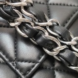 Chanel Classic Double Flap Bag Quilted Caviar Small — thumbnail 12