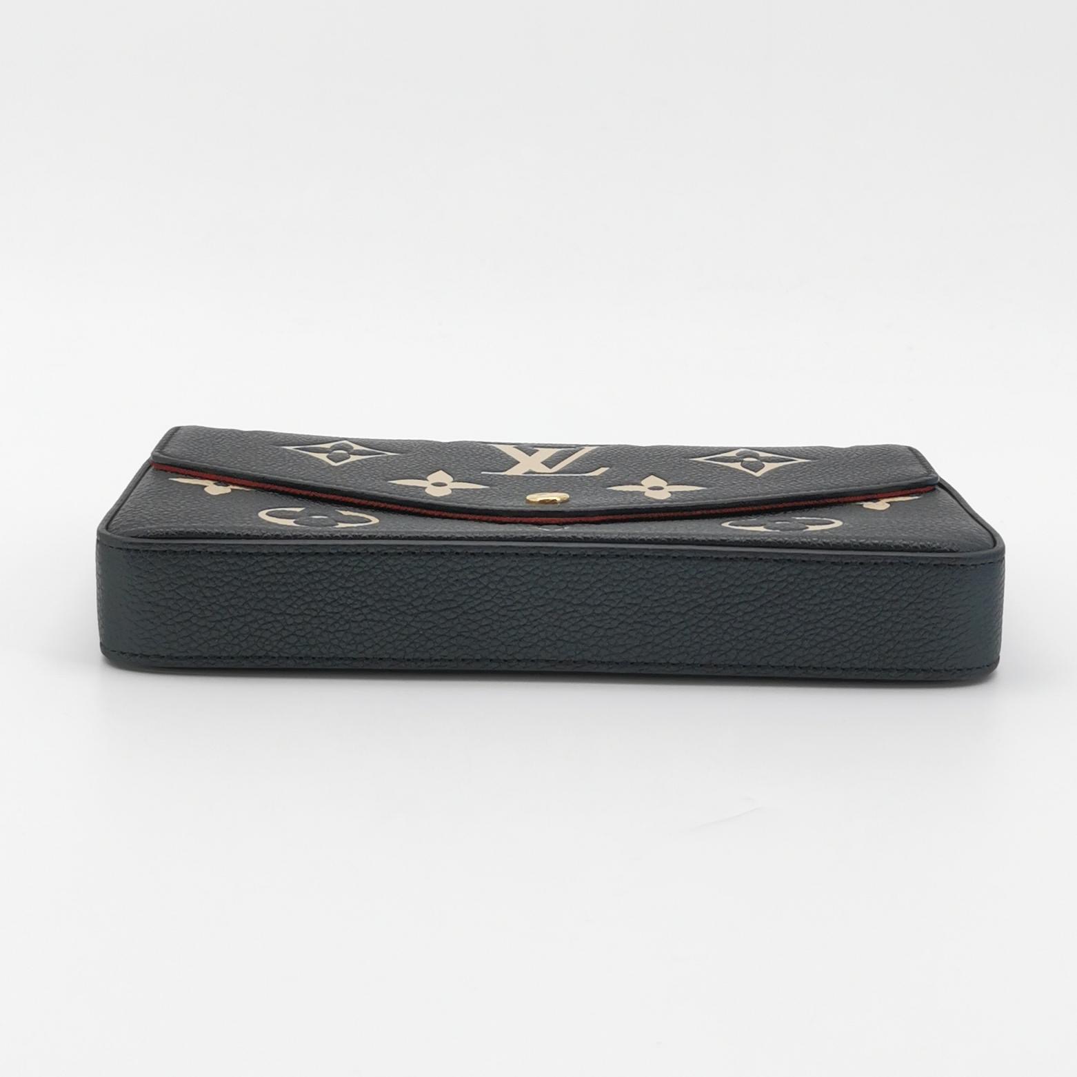 Louis Vuitton(LV) Felicie Pochette Bicolor Monogram Empreinte Giant — photo 7 of 14