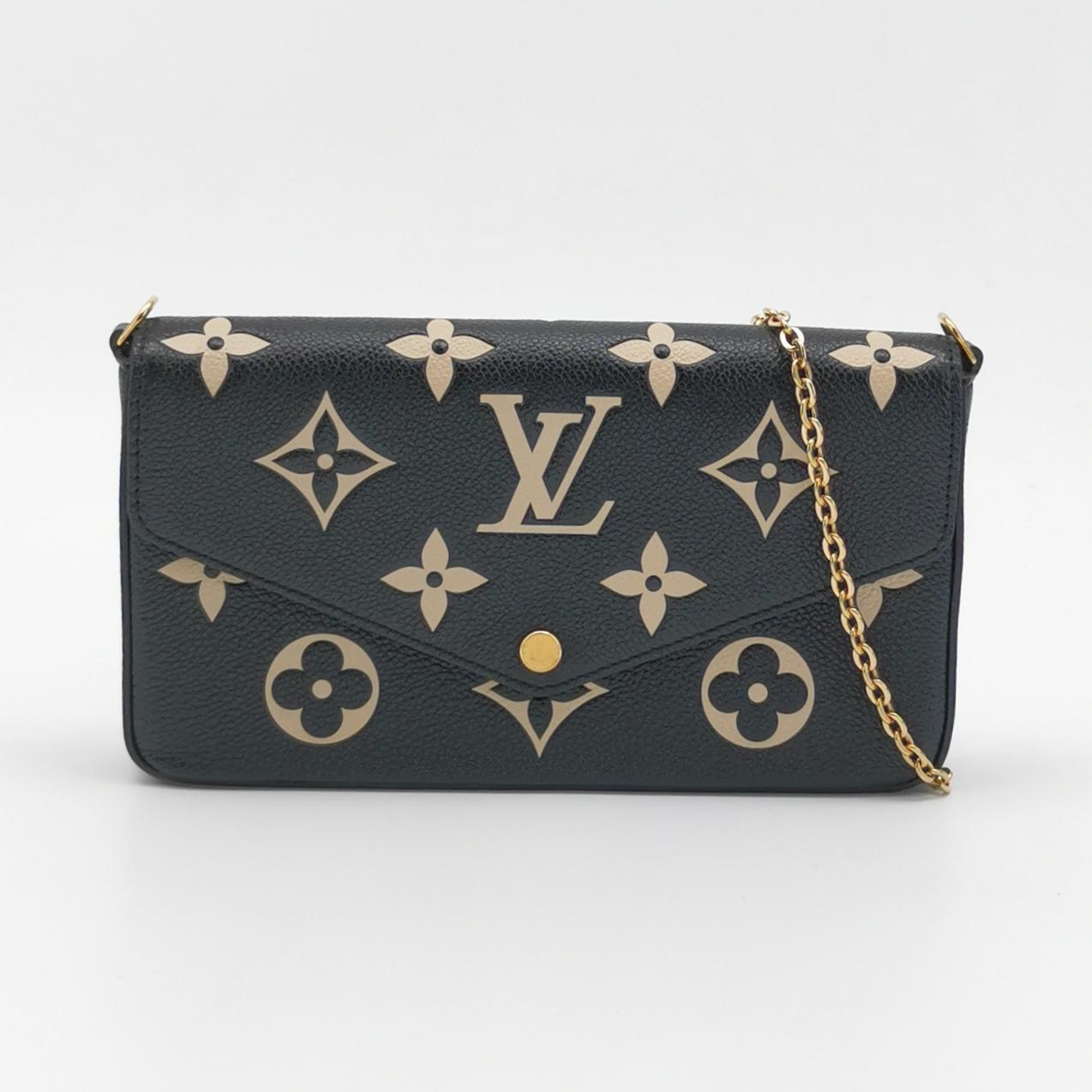 Louis Vuitton(LV) Felicie Pochette Bicolor Monogram Empreinte Giant — photo 5 of 14