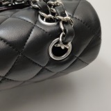 Chanel Classic Double Flap Bag Quilted Caviar Small — thumbnail 13