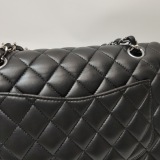 Chanel Classic Double Flap Bag Quilted Caviar Small — thumbnail 14