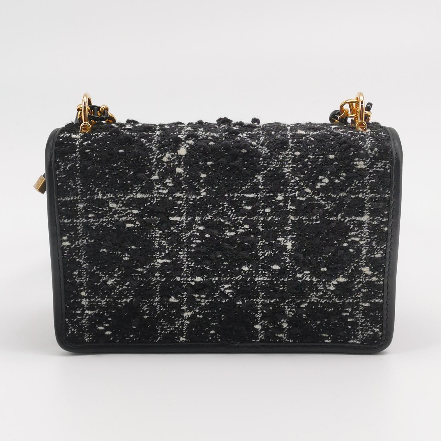 Dior Miss Caro Flap Bag Cannage Quilt Tweed Mini — photo 5 of 15