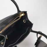 Prada Monochrome Tote Saffiano with City Calf Small — thumbnail 9