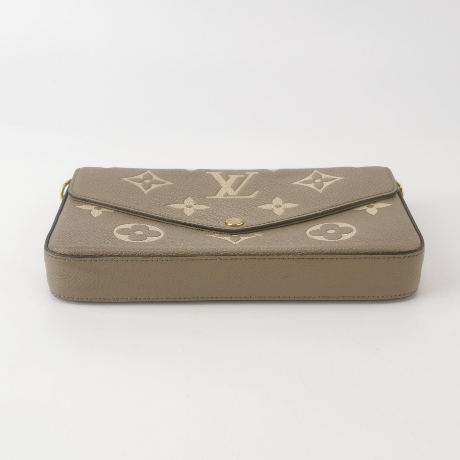 Louis Vuitton(LV) Felicie Pochette Bicolor Monogram Empreinte Giant — photo 7 of 14