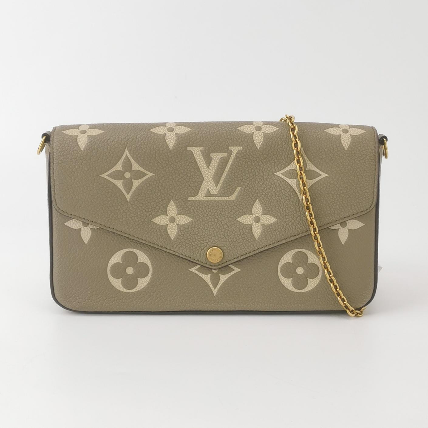 Louis Vuitton(LV) Felicie Pochette Bicolor Monogram Empreinte Giant — photo 5 of 14