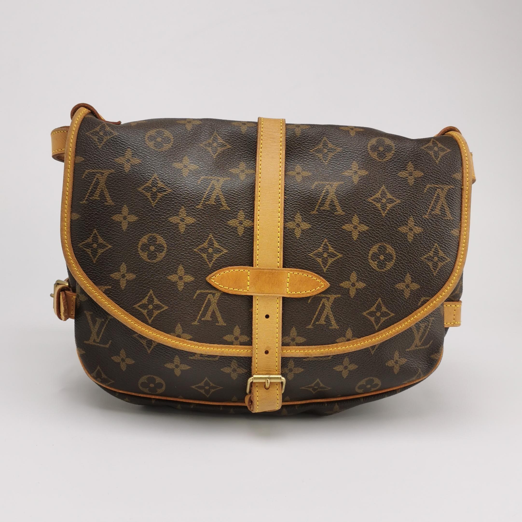 Louis Vuitton(LV) Saumur Handbag Monogram Canvas 35 — photo 5 of 14