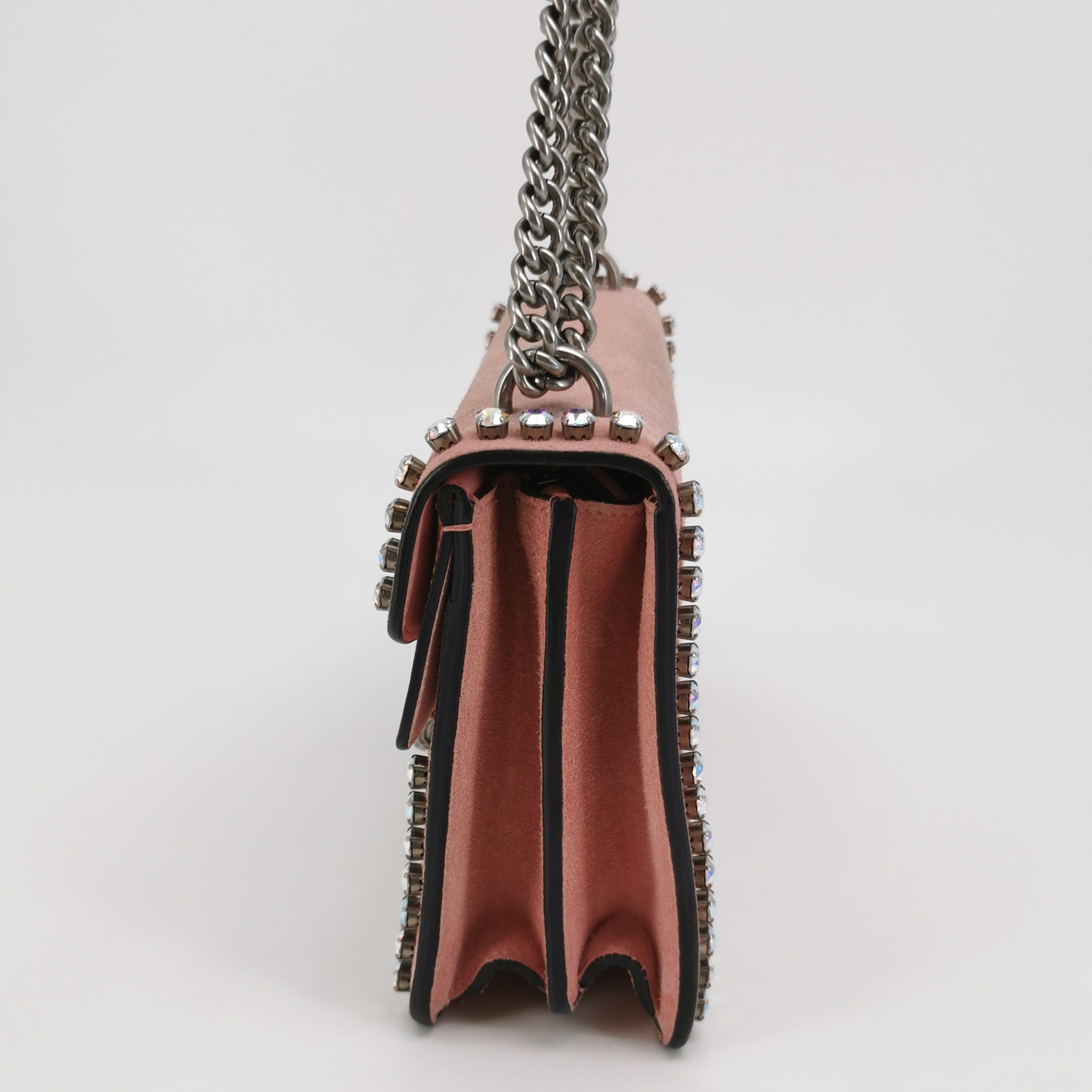 Gucci Dionysus Bag Crystal Embellished Suede Small — photo 4 of 24