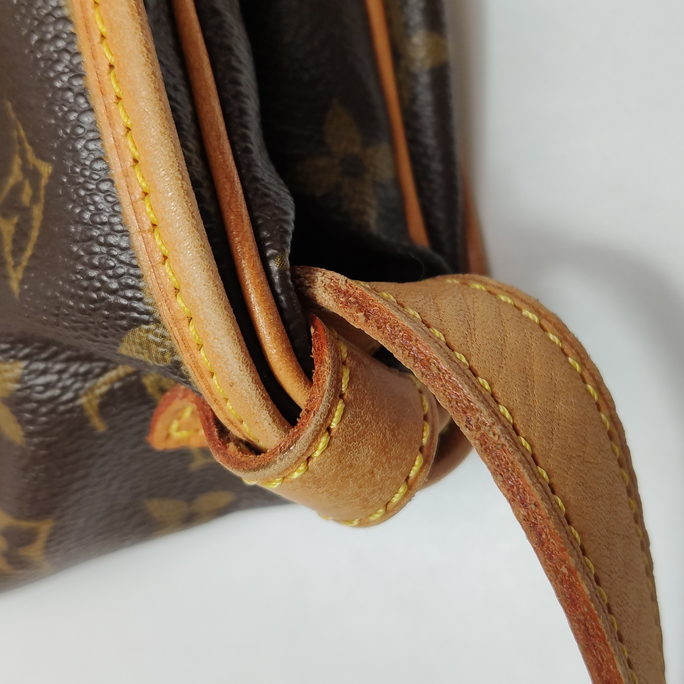 Louis Vuitton(LV) Saumur Handbag Monogram Canvas 35 — photo 11 of 14