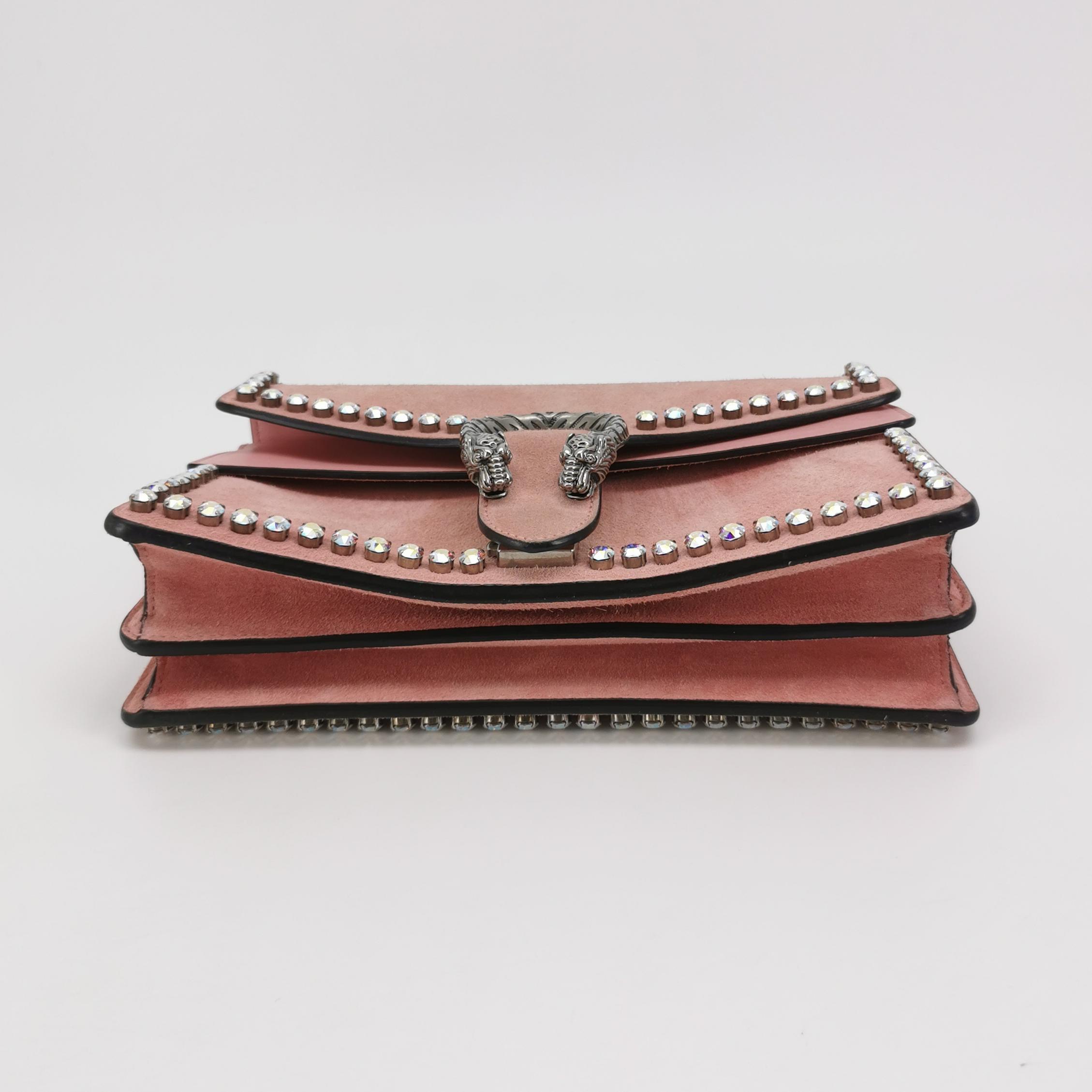 Gucci Dionysus Bag Crystal Embellished Suede Small — photo 6 of 24