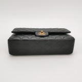 Chanel Classic Double Flap Bag Quilted Caviar Medium — thumbnail 6