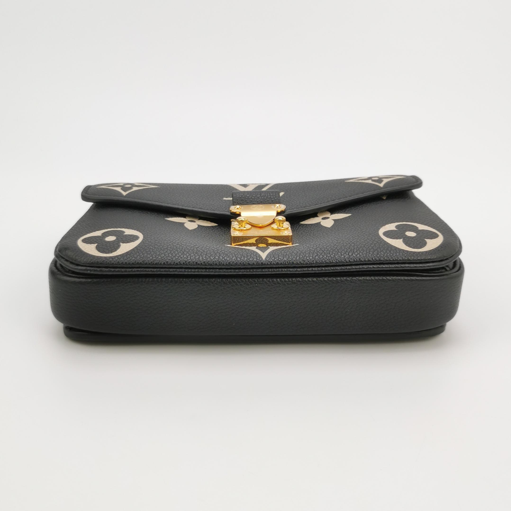 Louis Vuitton(LV) Pochette Metis Bicolor Monogram Empreinte Giant Pochette Metis — photo 6 of 13
