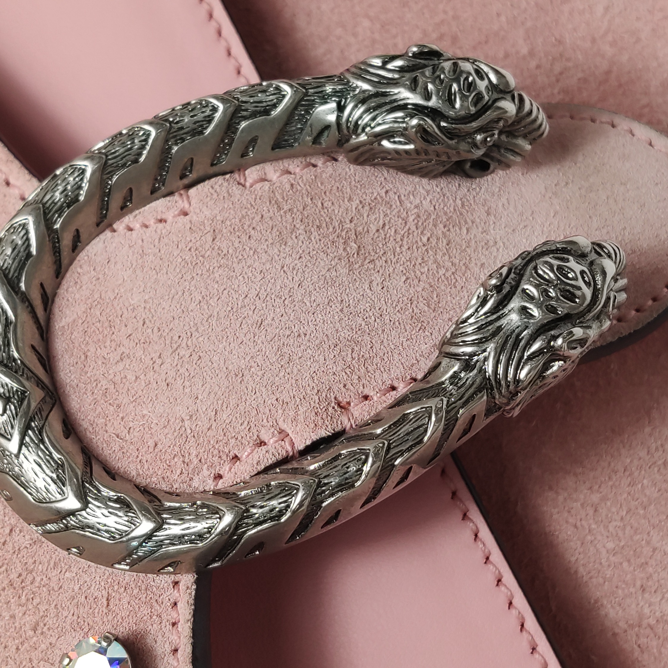 Gucci Dionysus Bag Crystal Embellished Suede Small — photo 10 of 24