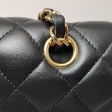 Chanel Classic Double Flap Bag Quilted Caviar Medium — thumbnail 10