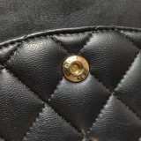 Chanel Classic Double Flap Bag Quilted Caviar Medium — thumbnail 11