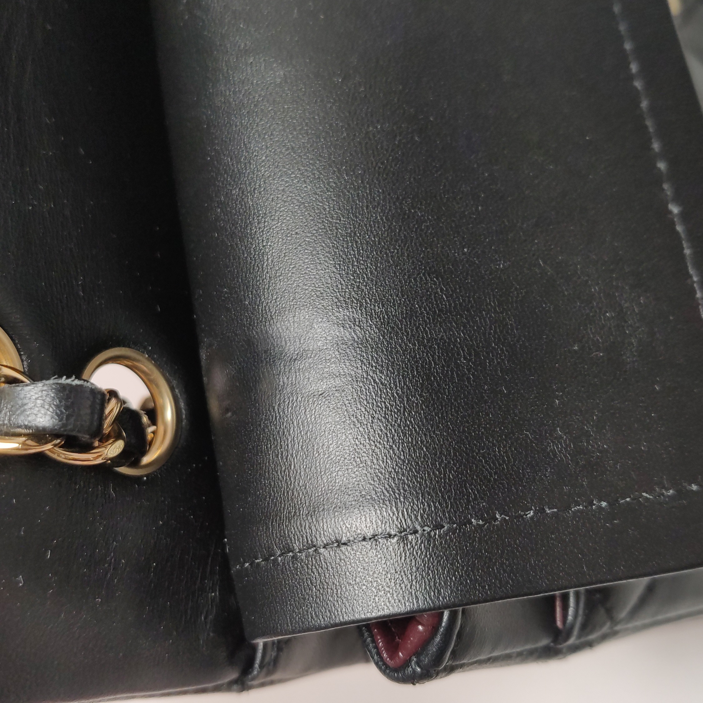 Chanel Classic Double Flap Bag Quilted Caviar Medium — photo 12 of 14