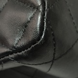 Chanel Classic Double Flap Bag Quilted Caviar Medium — thumbnail 9