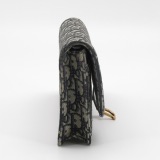 Dior Saddle Chain Clutch Oblique Canvas — thumbnail 4
