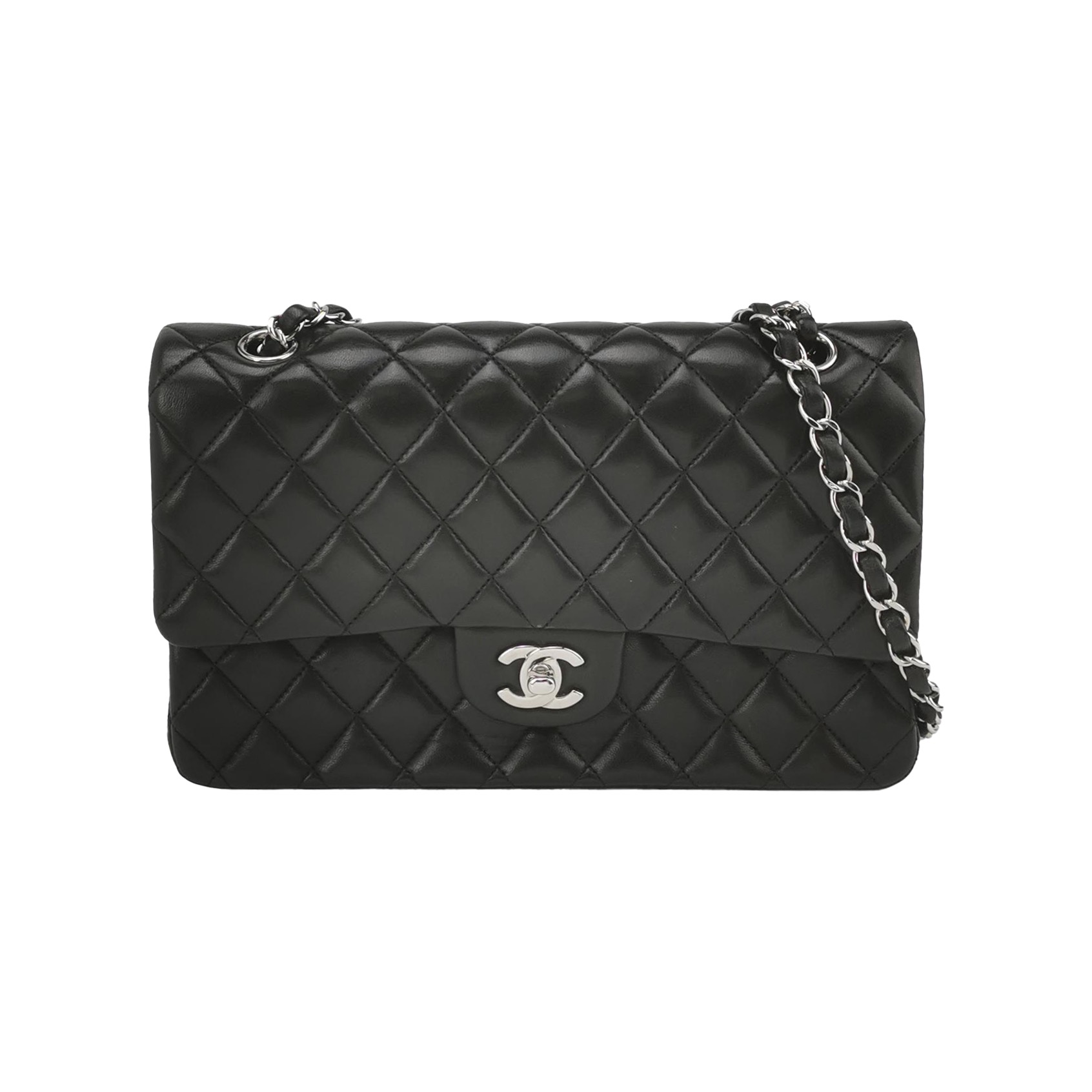 Chanel Classic Double Flap Bag Quilted Caviar Medium — photo 1 of 15