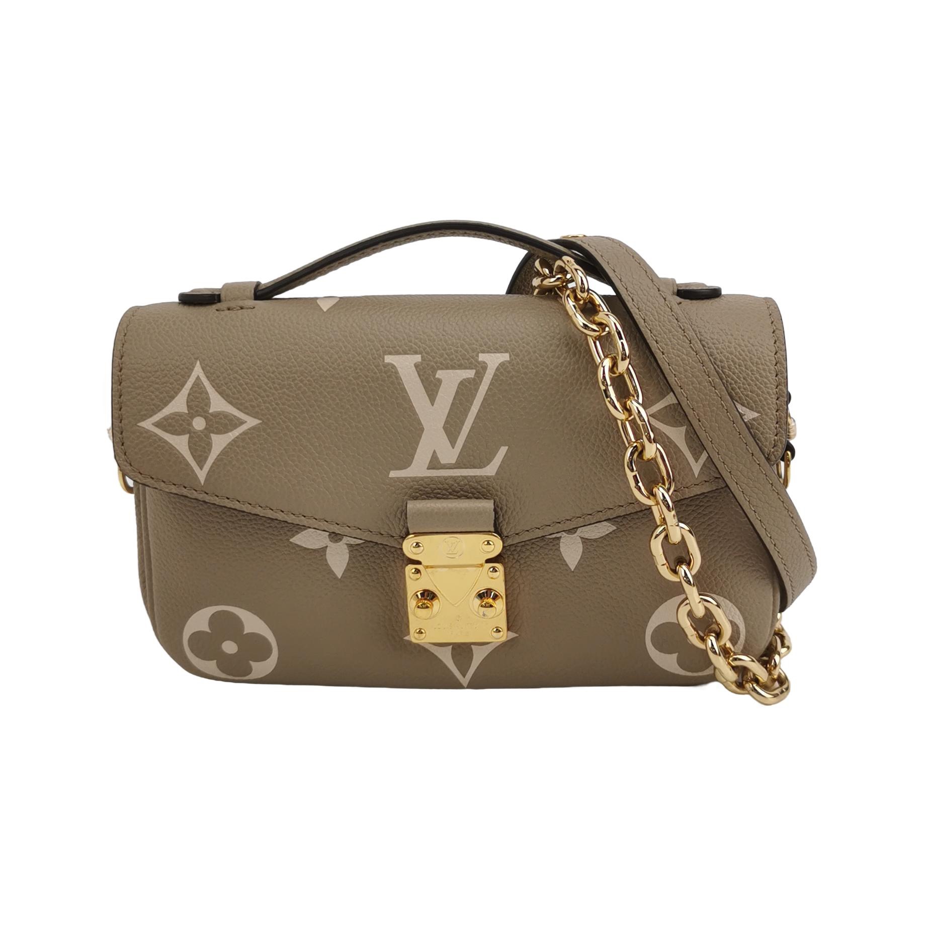 Louis Vuitton(LV) Pochette Metis Bicolor Monogram Empreinte Giant East West — photo 1 of 14