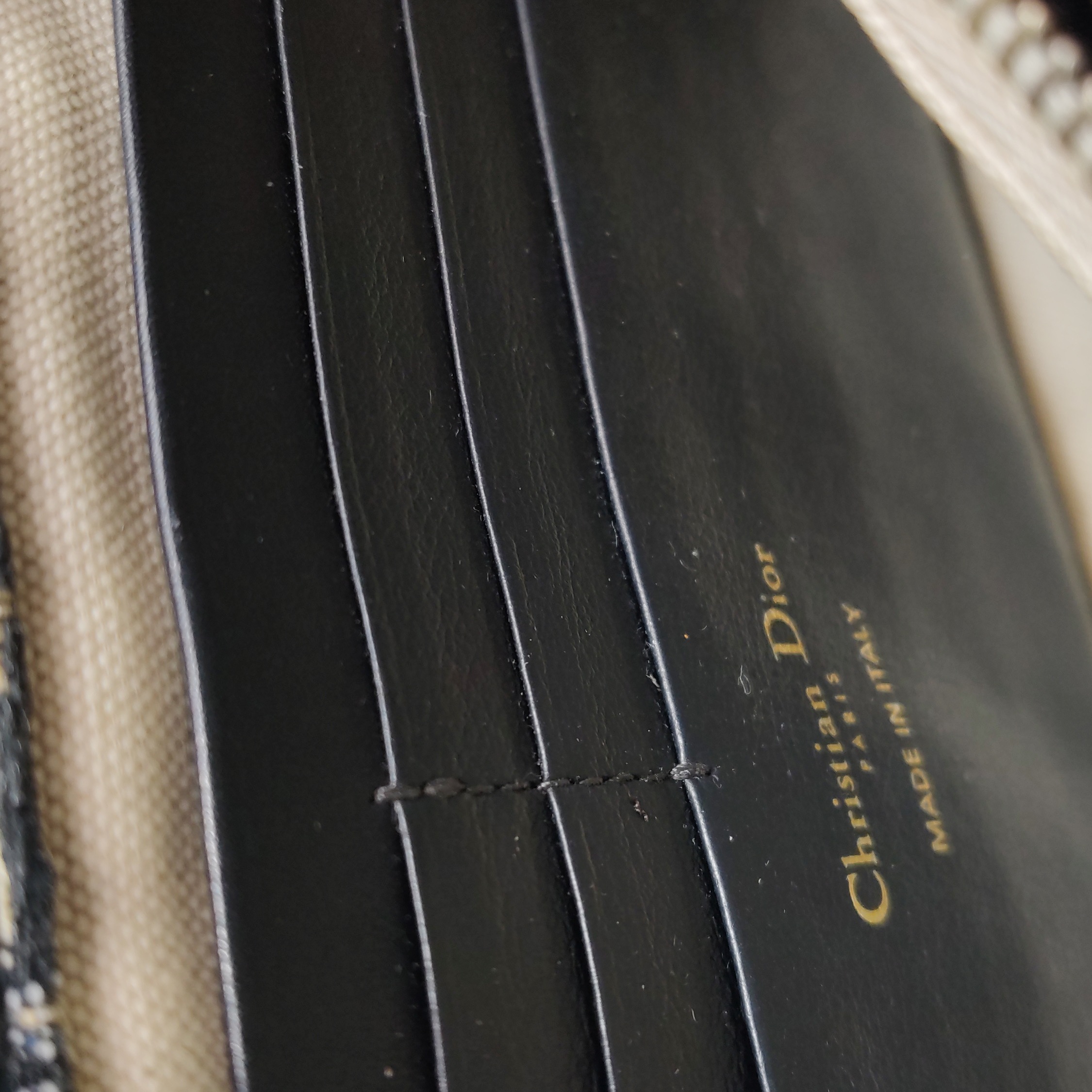 Dior Saddle Chain Clutch Oblique Canvas — photo 11 of 20
