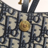 Dior Saddle Chain Clutch Oblique Canvas — thumbnail 17