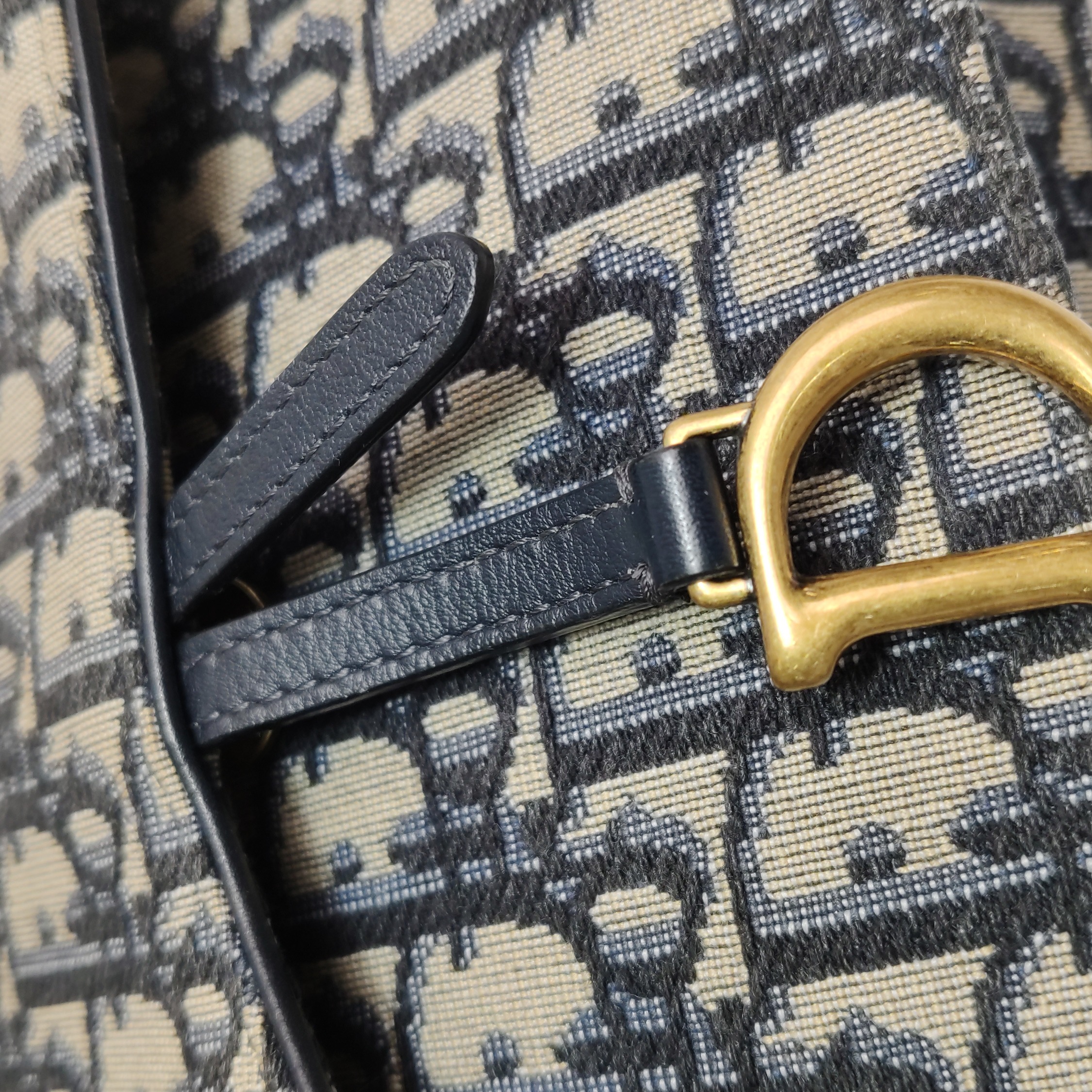 Dior Saddle Chain Clutch Oblique Canvas — photo 16 of 20