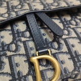 Dior Saddle Chain Clutch Oblique Canvas — thumbnail 16