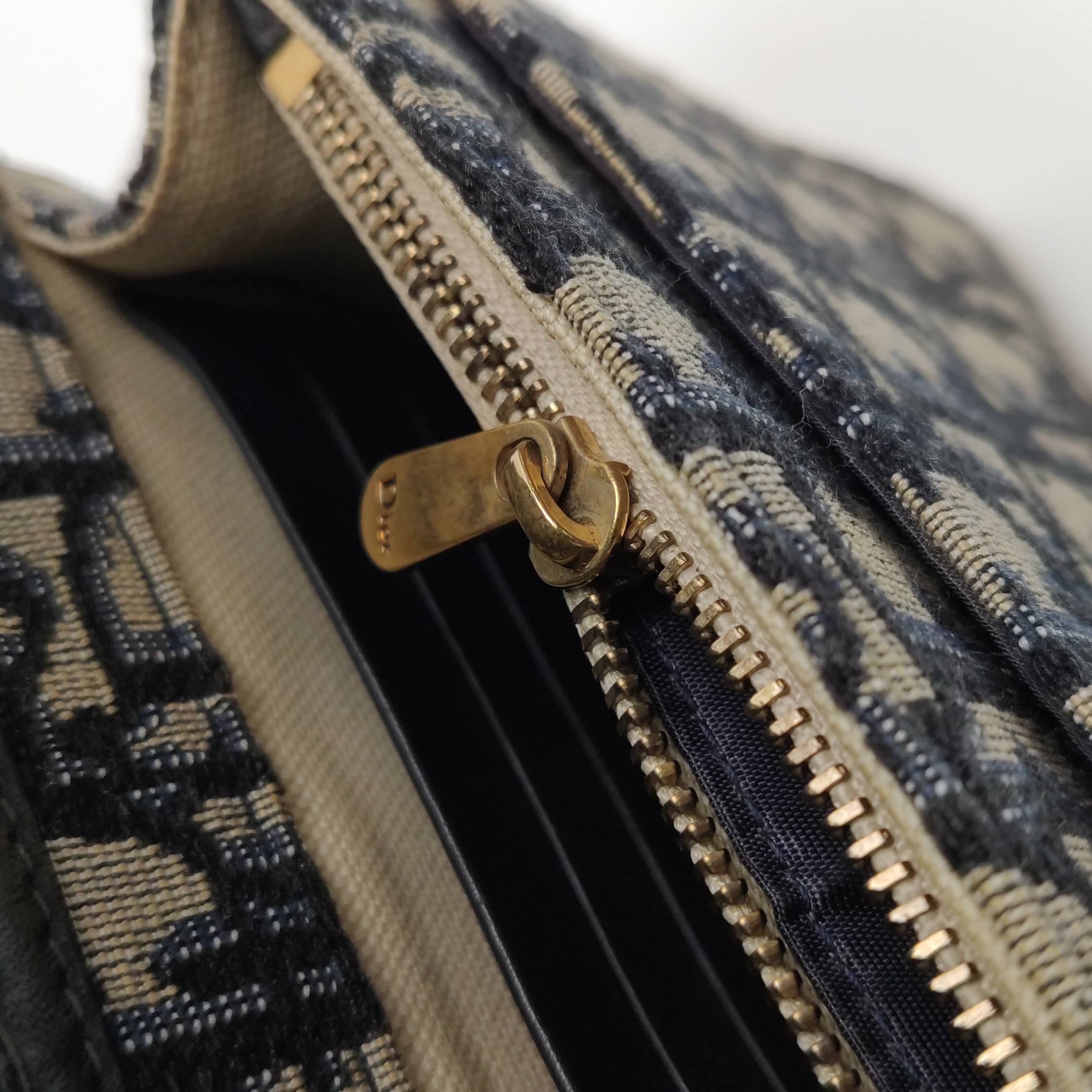 Dior Saddle Chain Clutch Oblique Canvas — photo 10 of 20