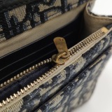 Dior Saddle Chain Clutch Oblique Canvas — thumbnail 10