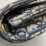 Dior Saddle Chain Clutch Oblique Canvas — thumbnail 14