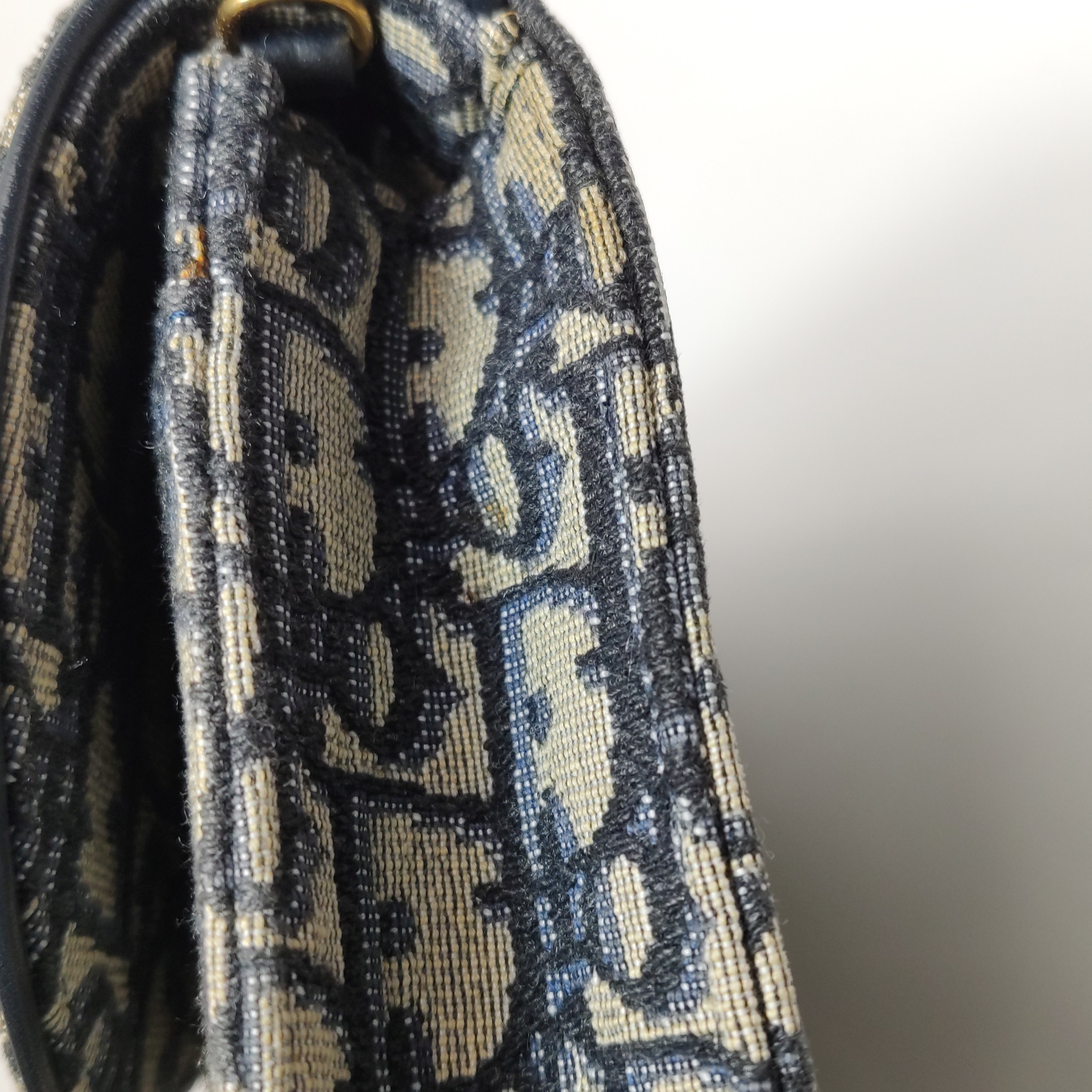 Dior Saddle Chain Clutch Oblique Canvas — photo 18 of 20