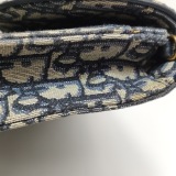 Dior Saddle Chain Clutch Oblique Canvas — thumbnail 18