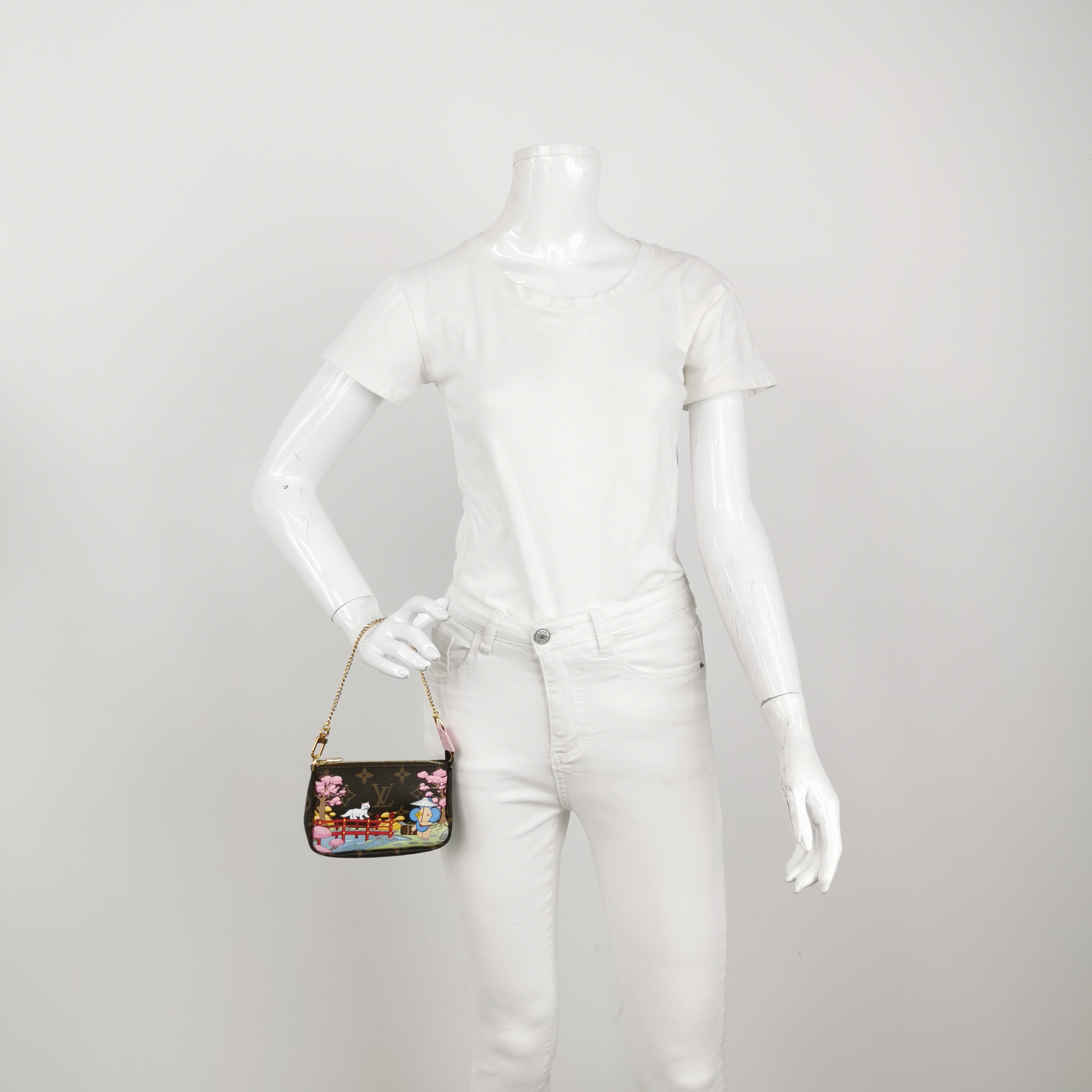 Louis Vuitton(LV) Pochette Accessoires Limited Edition Monogram Graffiti — alternate view
