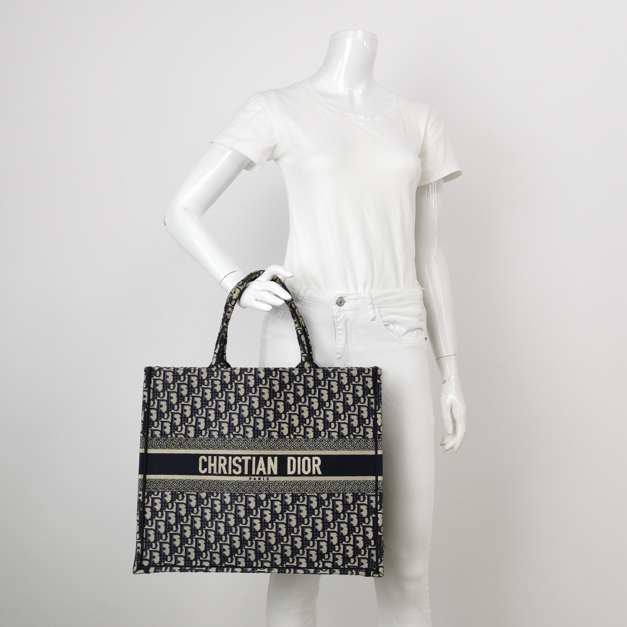 Dior Book Tote Oblique Canvas Large — alternate view