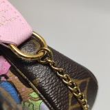 Louis Vuitton(LV) Pochette Accessoires Limited Edition Monogram Graffiti — thumbnail 9