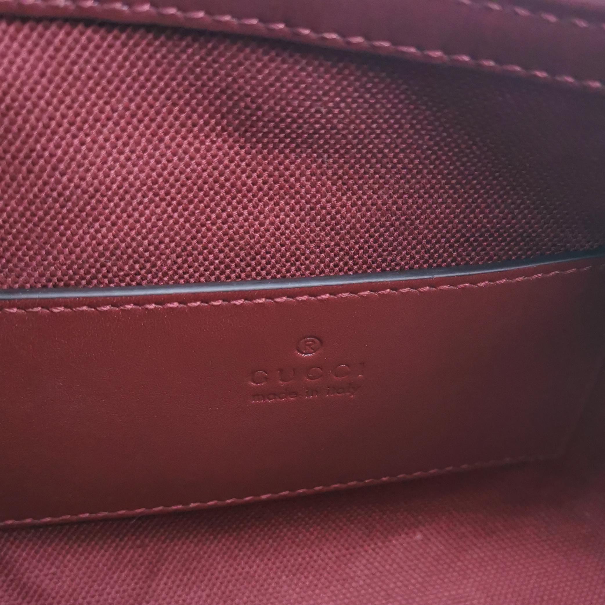 Gucci Emblem Chain Shoulder Bag Guccissima Leather Small — photo 8 of 13