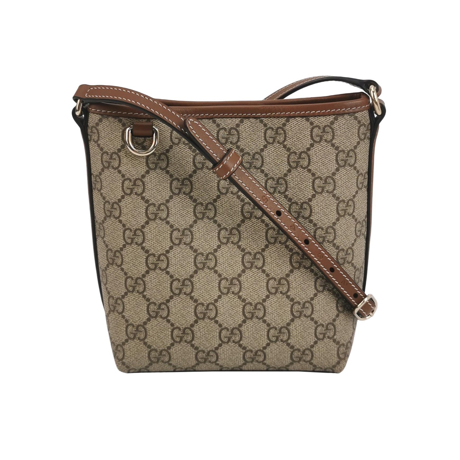 Gucci GG Emblem Bucket Bag GG Coated Canvas Nano — photo 1 of 13