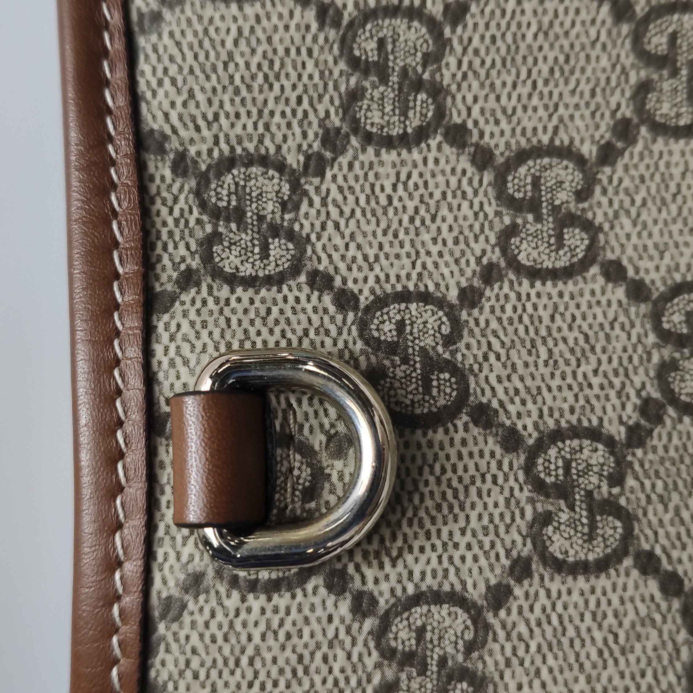 Gucci GG Emblem Bucket Bag GG Coated Canvas Nano — photo 10 of 13